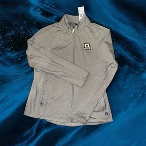 Cutter & Buck Gray Full-Zip Jacket Marquette University Womens (XL)